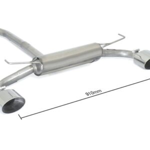 Posteriore sdoppiato con terminali ovali 2 / 135x90 mm Sport Line 50.0741.12 Ragazzon