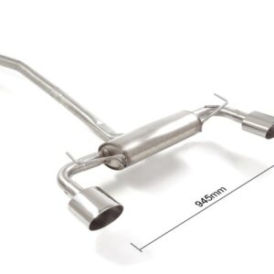 Posteriore sdoppiato con terminali ovali 2 / 135x90 mm Sport Line 50.0822.12 Ragazzon