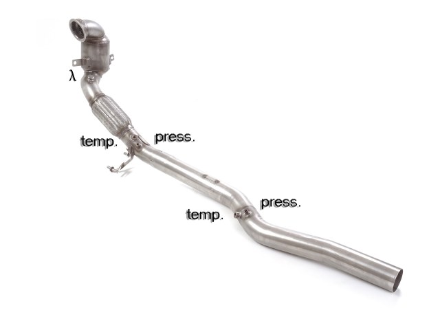 Downpipe catalizzatore metallico 200cpsi 50.0874.80 Ragazzon