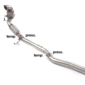 Downpipe catalizzatore metallico 200cpsi 50.0979.80 Ragazzon