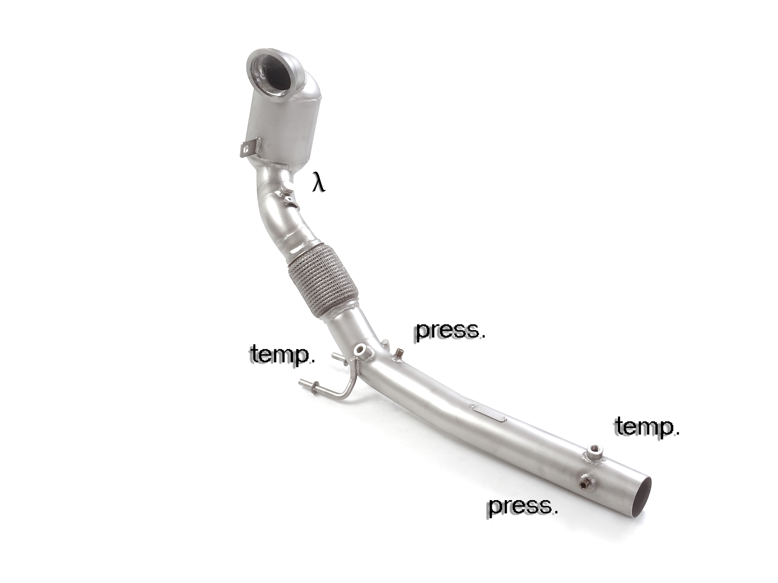 Downpipe catalizzatore metallico 200cpsi 54.0412.00 Ragazzon