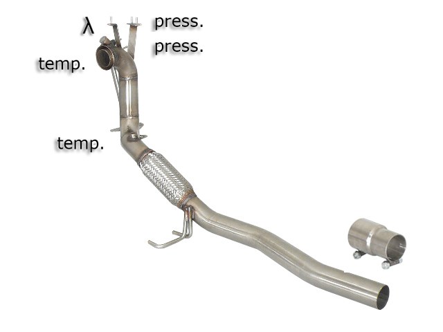 Downpipe 55.0282.00 Ragazzon